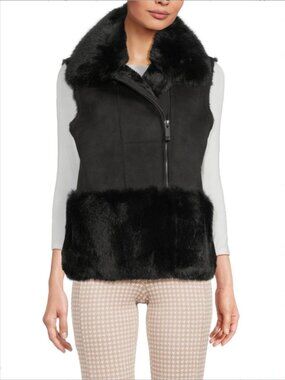 Belle Fare Faux Fur Vest Size M